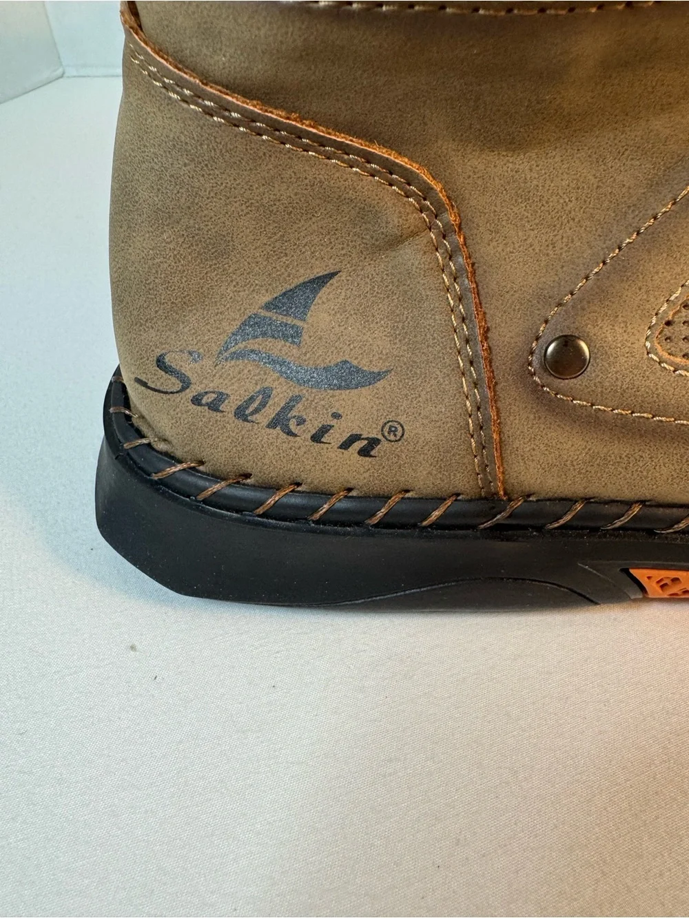Salkin Men's 2.0 Trail Barefoot Boots Waterproof Leather Shoes US 12 / 12.5 NEW